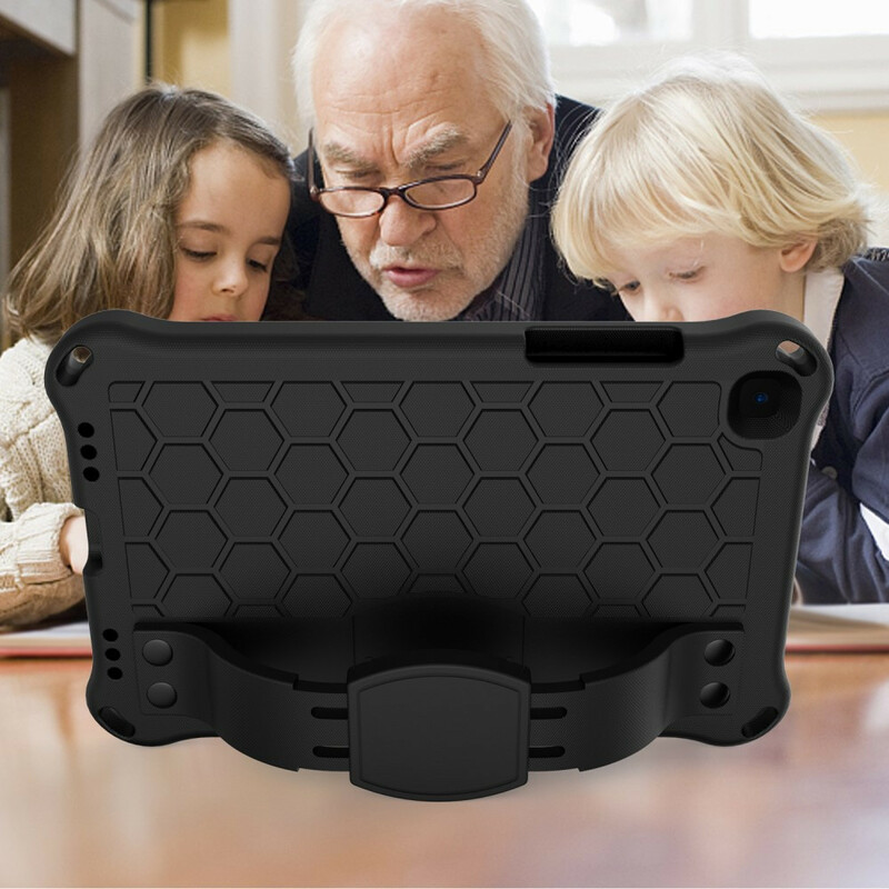 Coque Samsung Galaxy Tab A7 Lite / Tab A8 (2019) EVA Sangle-Support et Bandoulière Coque Samsung Galaxy Tab A7 Lite / Tab A8 (2019) EVA Sangle-Support et Bandoulière