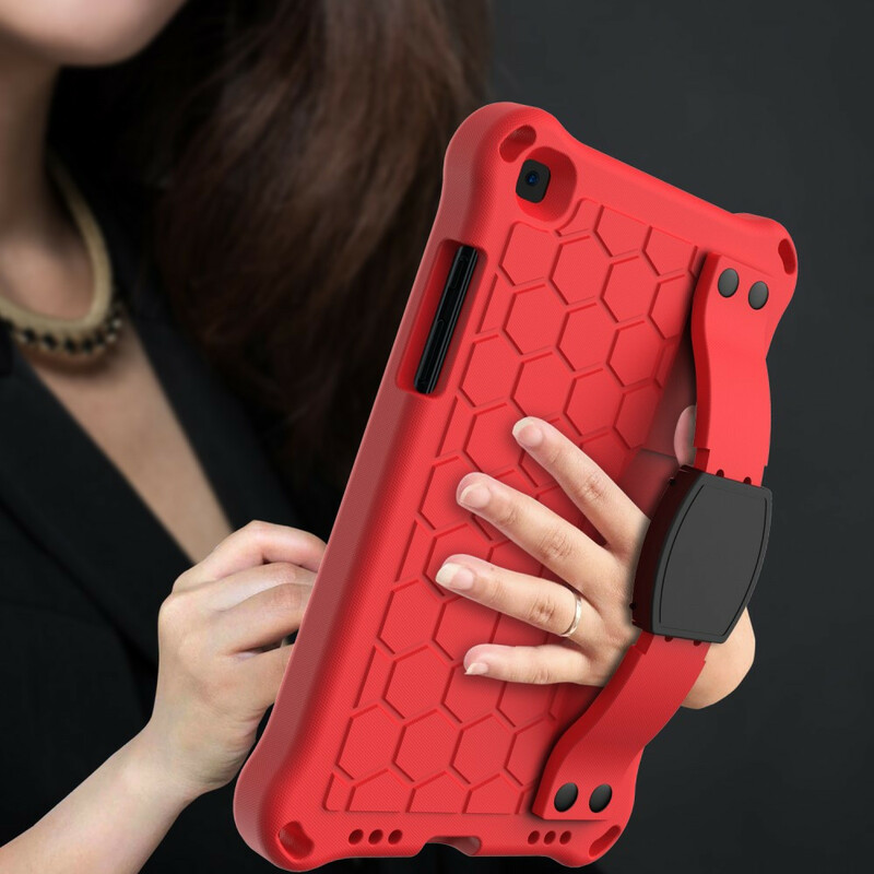 Coque Samsung Galaxy Tab A7 Lite / Tab A8 (2019) EVA Sangle-Support et Bandoulière Coque Samsung Galaxy Tab A7 Lite / Tab A8 (2019) EVA Sangle-Support et Bandoulière