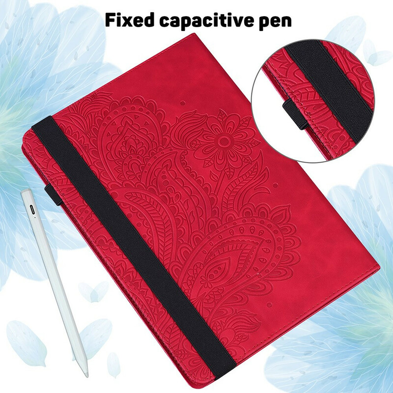 Étui Samsung Galaxy Tab A7 Lite Mandala Floral Étui Samsung Galaxy Tab A7 Lite Mandala Floral