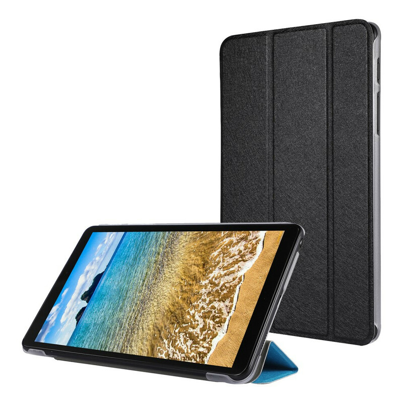 Smart Case Samsung Galaxy Tab A7 Lite Simili Cuir Texture Soie Smart Case Samsung Galaxy Tab A7 Lite Simili Cuir Texture Soie