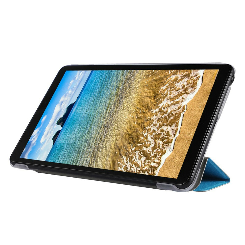 Smart Case Samsung Galaxy Tab A7 Lite Simili Cuir Texture Soie Smart Case Samsung Galaxy Tab A7 Lite Simili Cuir Texture Soie