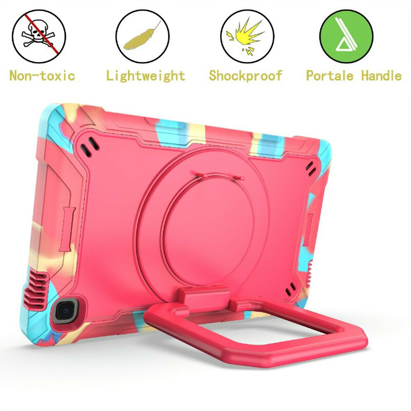 Coque Samsung Galaxy Tab A7 Lite Support et Bandoulière Color Coque Samsung Galaxy Tab A7 Lite Support et Bandoulière Color