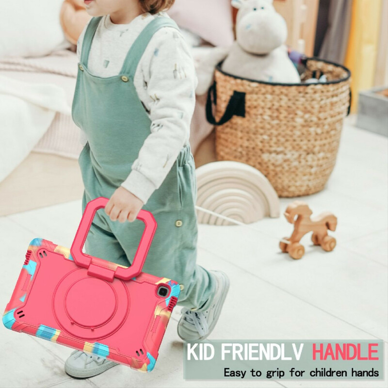 Coque Samsung Galaxy Tab A7 Lite Support et Bandoulière Color Coque Samsung Galaxy Tab A7 Lite Support et Bandoulière Color