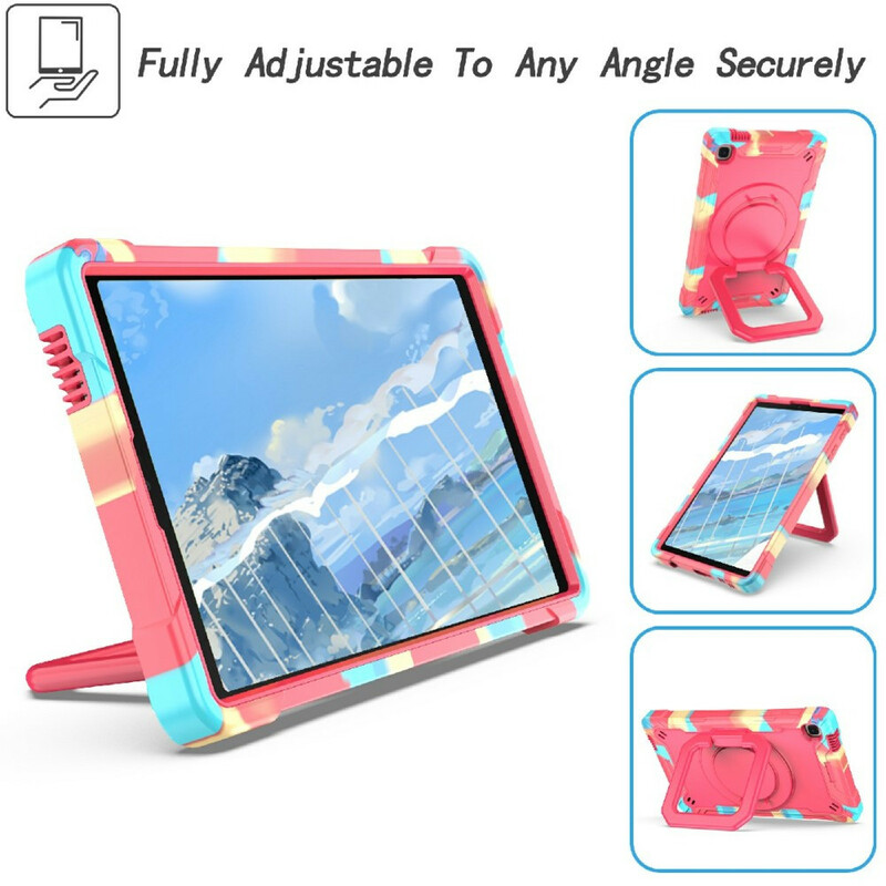 Coque Samsung Galaxy Tab A7 Lite Support et Bandoulière Color Coque Samsung Galaxy Tab A7 Lite Support et Bandoulière Color