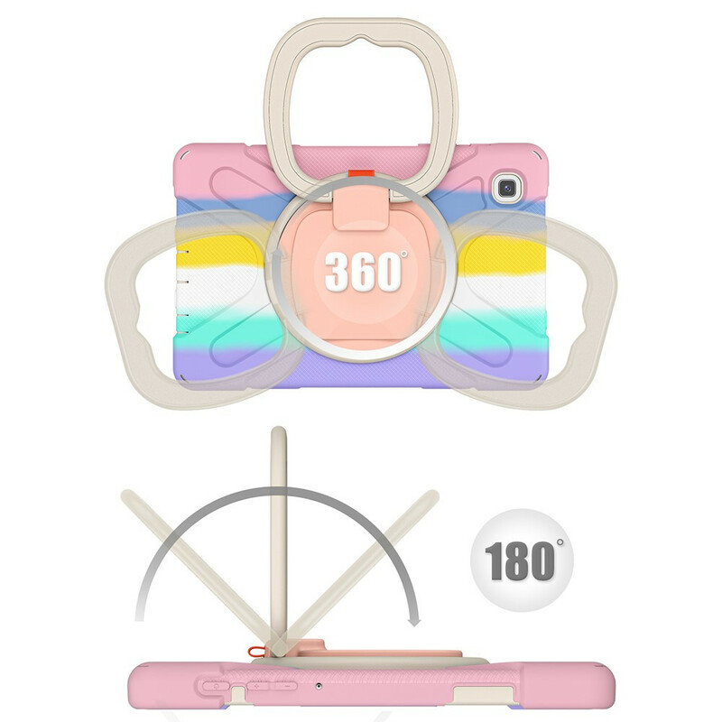 Coque Samsung Galaxy Tab A7 Lite Ultra Résistante Anneau-Support Color Coque Samsung Galaxy Tab A7 Lite Ultra Résistante Anneau-Support Color