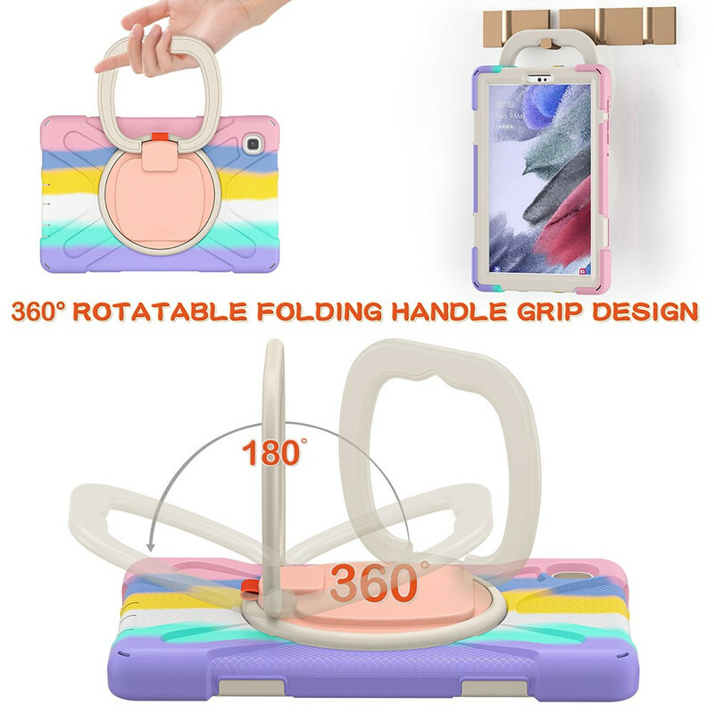 Coque Samsung Galaxy Tab A7 Lite Ultra Résistante Anneau-Support Color Coque Samsung Galaxy Tab A7 Lite Ultra Résistante Anneau-Support Color