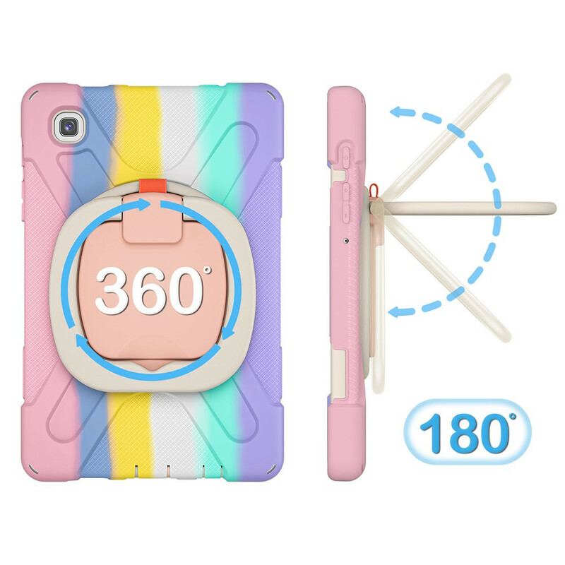 Coque Samsung Galaxy Tab A7 Lite Ultra Résistante Anneau-Support Color Coque Samsung Galaxy Tab A7 Lite Ultra Résistante Anneau-Support Color