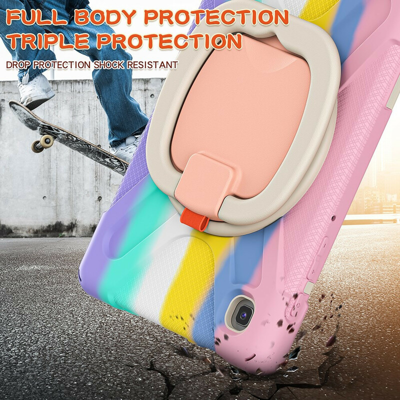 Coque Samsung Galaxy Tab A7 Lite Ultra Résistante Anneau-Support Color Coque Samsung Galaxy Tab A7 Lite Ultra Résistante Anneau-Support Color