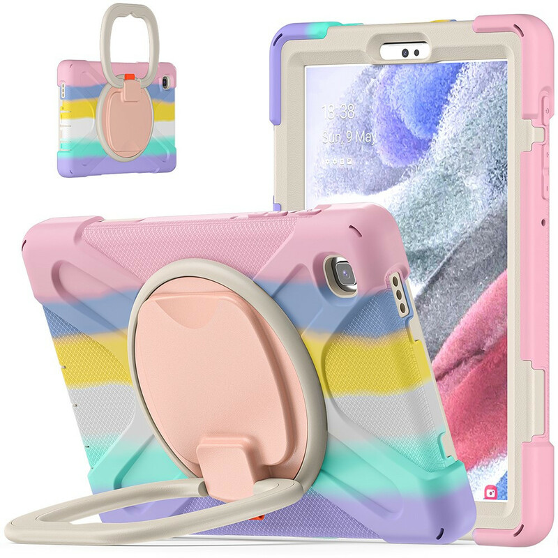 Coque Samsung Galaxy Tab A7 Lite Ultra Résistante Anneau-Support Color Coque Samsung Galaxy Tab A7 Lite Ultra Résistante Anneau-Support Color
