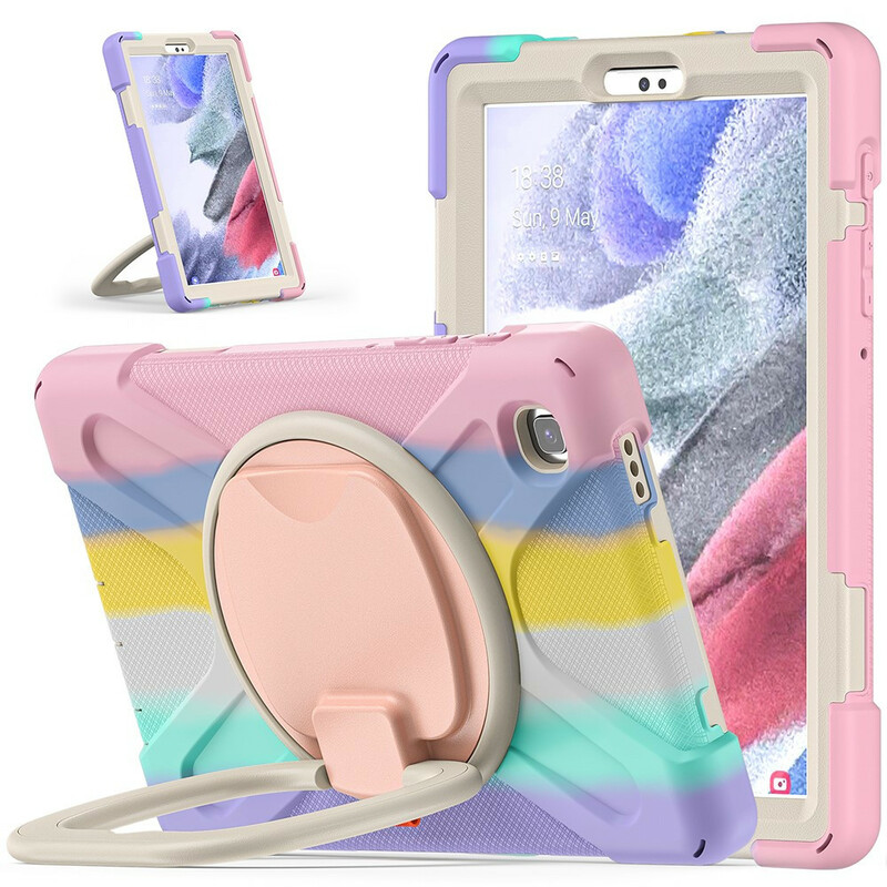 Coque Samsung Galaxy Tab A7 Lite Ultra Résistante Anneau-Support Color Coque Samsung Galaxy Tab A7 Lite Ultra Résistante Anneau-Support Color