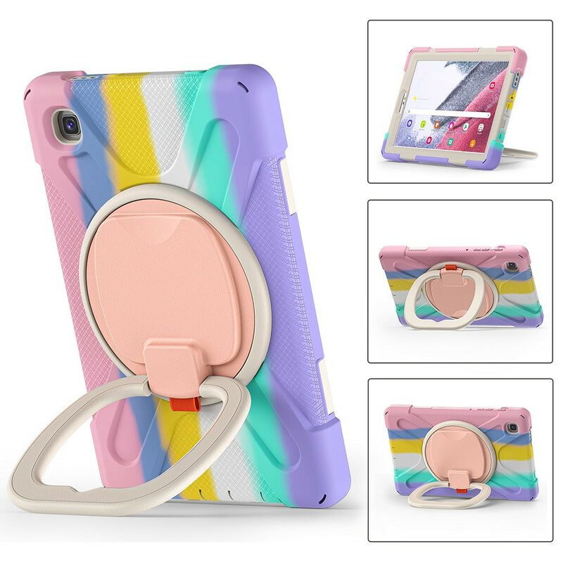 Coque Samsung Galaxy Tab A7 Lite Ultra Résistante Anneau-Support Color Coque Samsung Galaxy Tab A7 Lite Ultra Résistante Anneau-Support Color