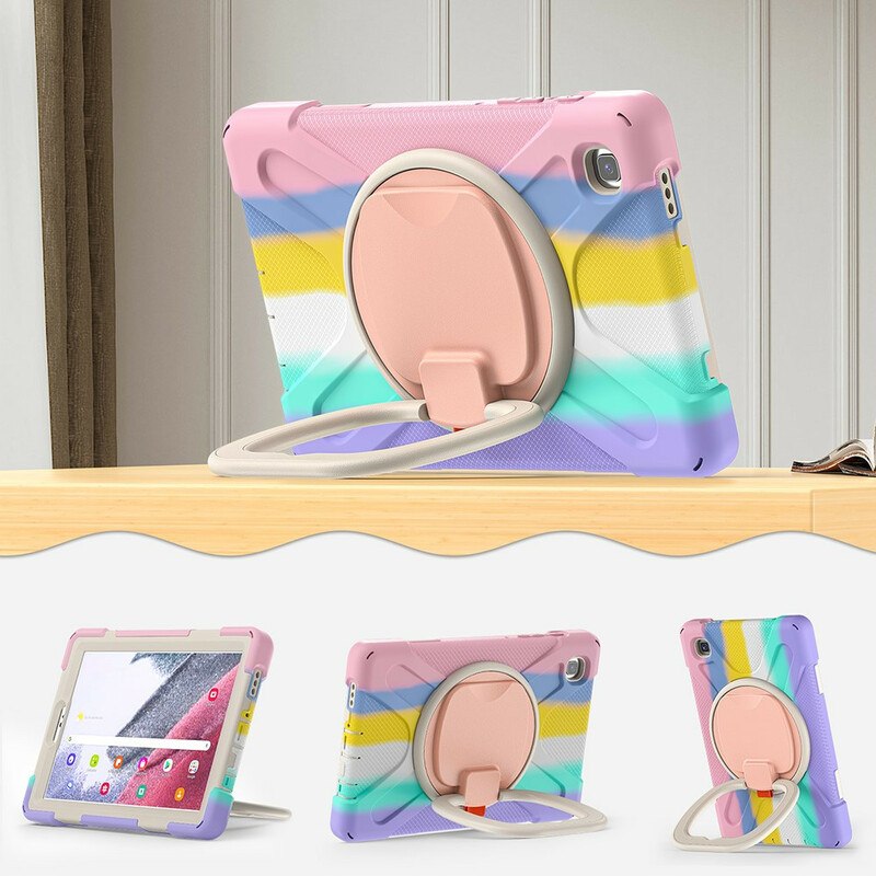 Coque Samsung Galaxy Tab A7 Lite Ultra Résistante Anneau-Support Color Coque Samsung Galaxy Tab A7 Lite Ultra Résistante Anneau-Support Color