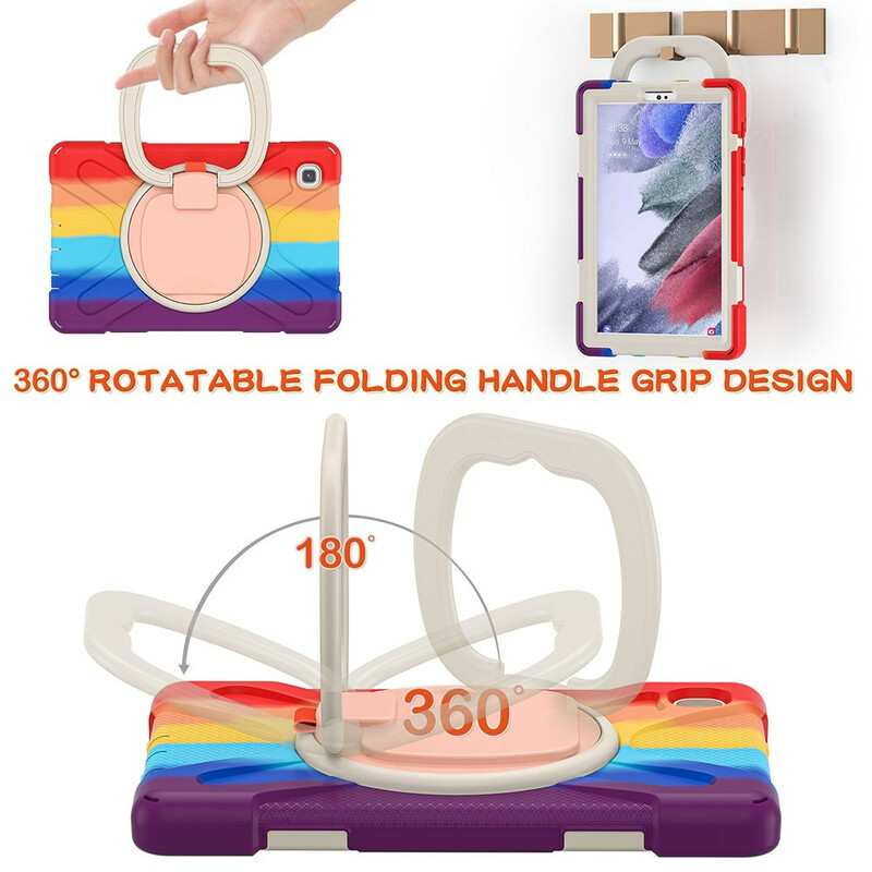 Coque Samsung Galaxy Tab A7 Lite Ultra Résistante Anneau-Support Color Coque Samsung Galaxy Tab A7 Lite Ultra Résistante Anneau-Support Color
