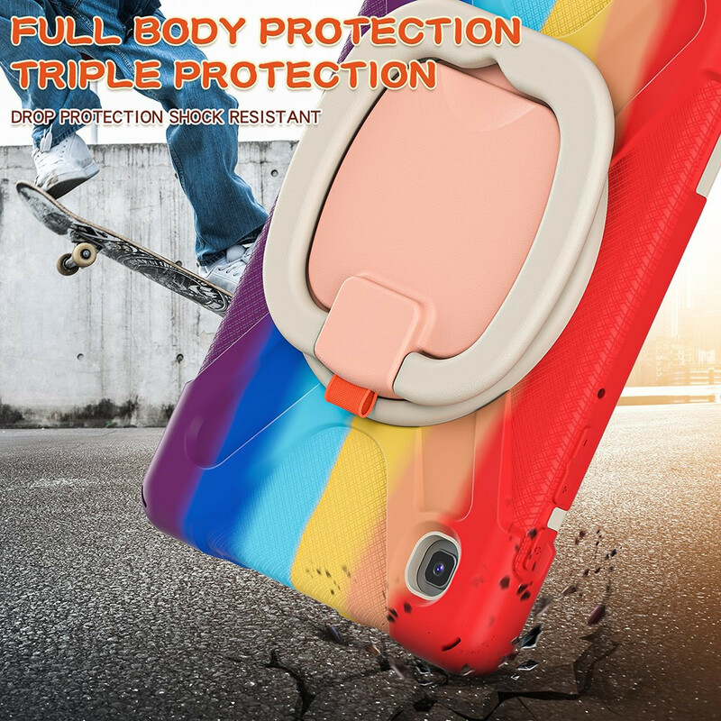 Coque Samsung Galaxy Tab A7 Lite Ultra Résistante Anneau-Support Color Coque Samsung Galaxy Tab A7 Lite Ultra Résistante Anneau-Support Color