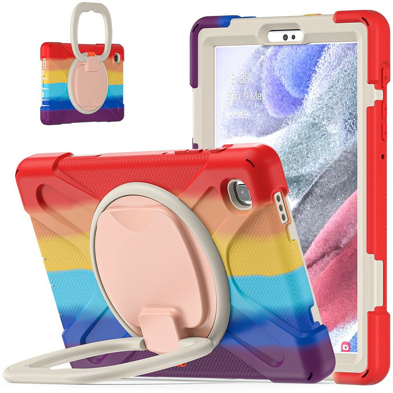 Coque Samsung Galaxy Tab A7 Lite Ultra Résistante Anneau-Support Color Coque Samsung Galaxy Tab A7 Lite Ultra Résistante Anneau-Support Color