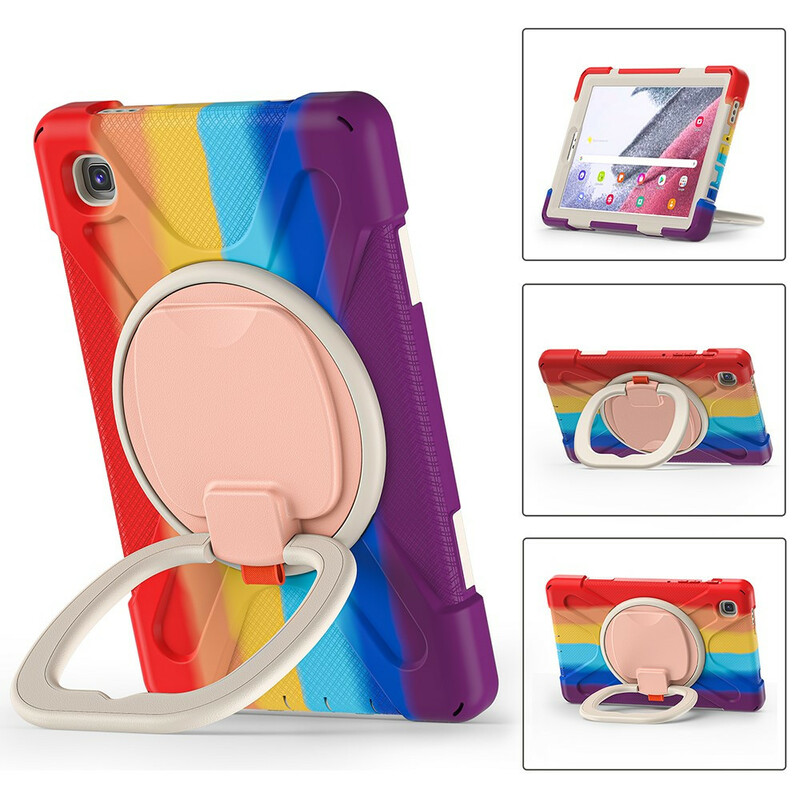 Coque Samsung Galaxy Tab A7 Lite Ultra Résistante Anneau-Support Color Coque Samsung Galaxy Tab A7 Lite Ultra Résistante Anneau-Support Color