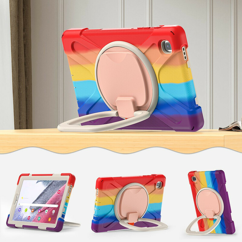 Coque Samsung Galaxy Tab A7 Lite Ultra Résistante Anneau-Support Color Coque Samsung Galaxy Tab A7 Lite Ultra Résistante Anneau-Support Color