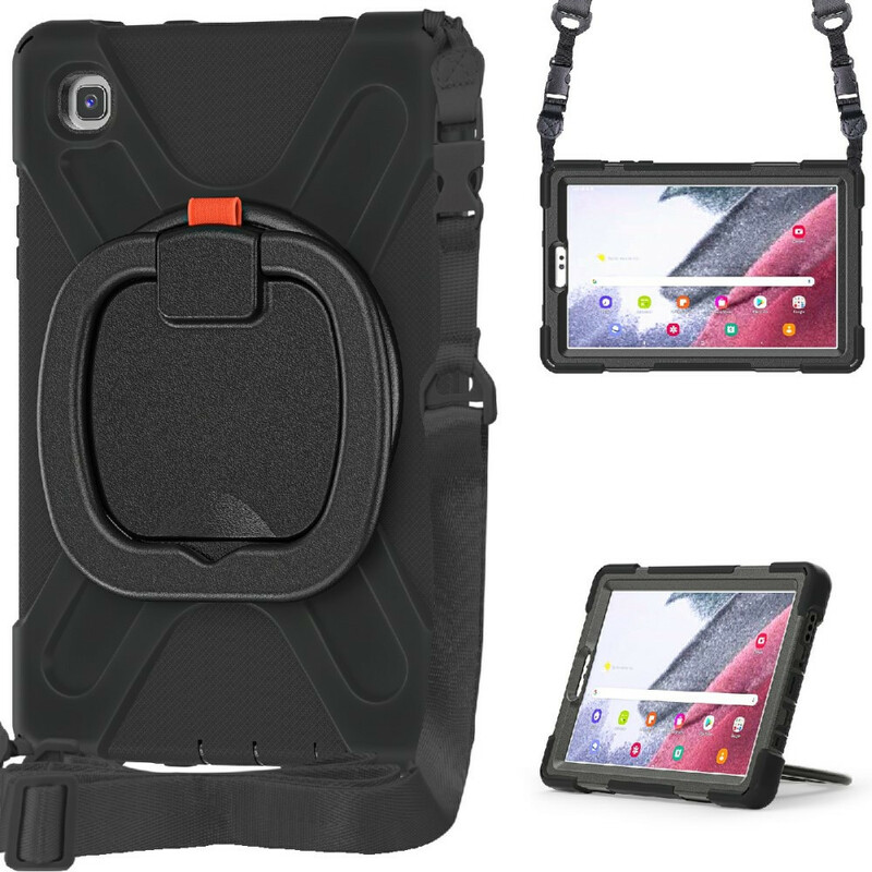 Coque Samsung Galaxy Tab A7 Lite Multi-Fonctionnelle avec Bandoulière