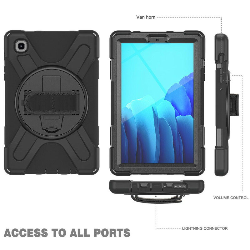 Coque Samsung Galaxy Tab A7 Lite Multi-fonctions avec Bandoulière Coque Samsung Galaxy Tab A7 Lite Multi-fonctions avec Bandoulière