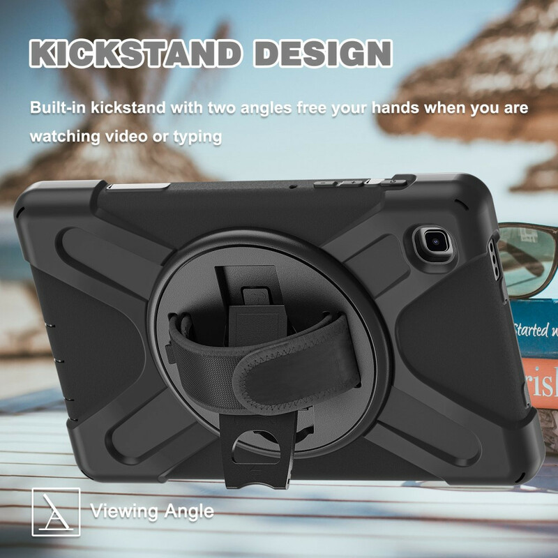 Coque Samsung Galaxy Tab A7 Lite Multi-fonctions avec Bandoulière Coque Samsung Galaxy Tab A7 Lite Multi-fonctions avec Bandoulière