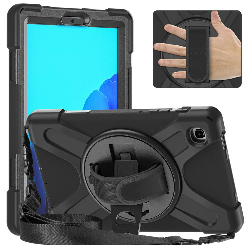 Coque Samsung Galaxy Tab A7 Lite Multi-fonctions avec Bandoulière Coque Samsung Galaxy Tab A7 Lite Multi-fonctions avec Bandoulière