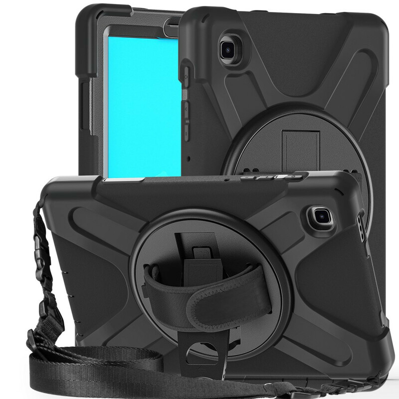 Coque Samsung Galaxy Tab A7 Lite Multi-fonctions avec Bandoulière Coque Samsung Galaxy Tab A7 Lite Multi-fonctions avec Bandoulière