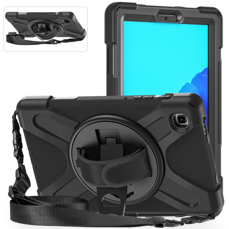 Coque Samsung Galaxy Tab A7 Lite Multi-fonctions avec Bandoulière Coque Samsung Galaxy Tab A7 Lite Multi-fonctions avec Bandoulière