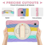Coque Samsung Galaxy Tab A7 Lite Multi-Fonctions Bandoulière Color