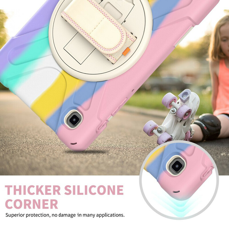 Coque Samsung Galaxy Tab A7 Lite Multi-Fonctions Bandoulière Color Coque Samsung Galaxy Tab A7 Lite Multi-Fonctions Bandoulière Color