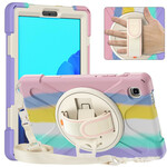 Coque Samsung Galaxy Tab A7 Lite Multi-Fonctions Bandoulière Color