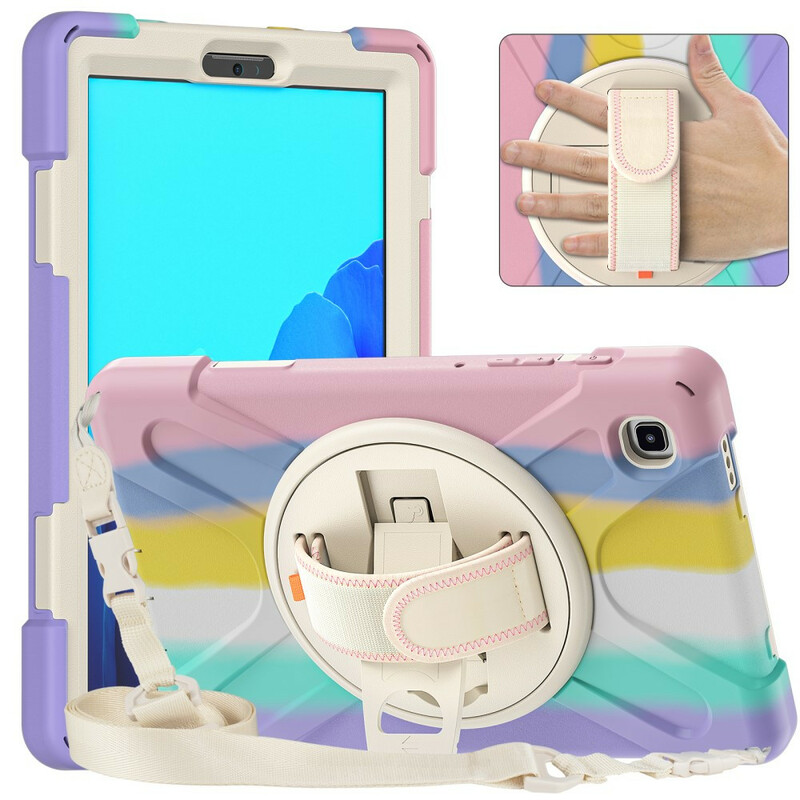 Coque Samsung Galaxy Tab A7 Lite Multi-Fonctions Bandoulière Color Coque Samsung Galaxy Tab A7 Lite Multi-Fonctions Bandoulière Color