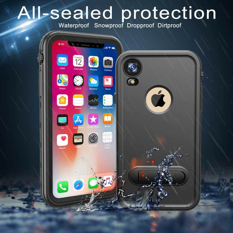 Coque iPhone XR Waterproof avec Support REDPEPPER