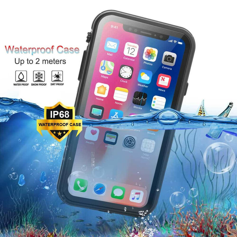 Coque iPhone XR Waterproof avec Support REDPEPPER Coque iPhone XR Waterproof avec Support REDPEPPER