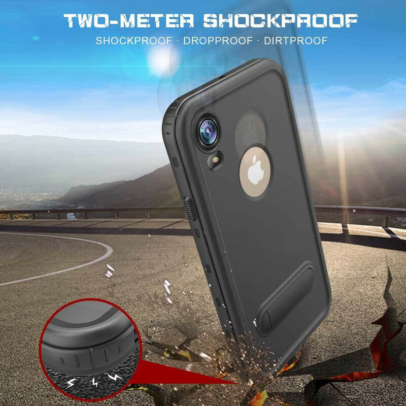 Coque iPhone XR Waterproof avec Support REDPEPPER Coque iPhone XR Waterproof avec Support REDPEPPER