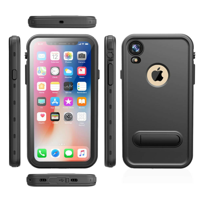 Coque iPhone XR Waterproof avec Support REDPEPPER Coque iPhone XR Waterproof avec Support REDPEPPER