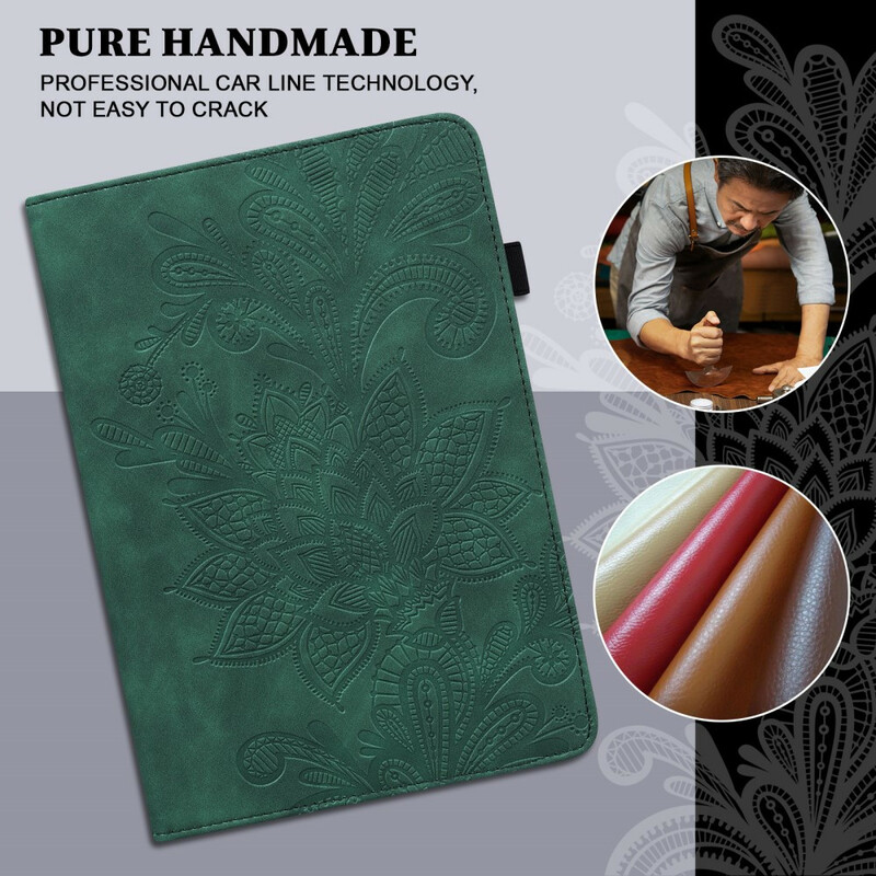 Étui Samsung Galaxy Tab A7 Lite Fleur Mandala Étui Samsung Galaxy Tab A7 Lite Fleur Mandala