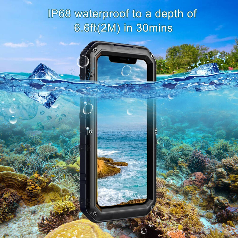 Coque iPhone 11 Waterproof Verre Trempé et Métal