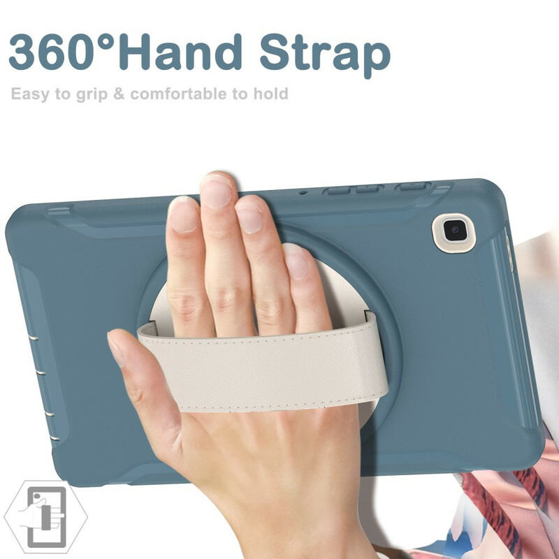 Coque Samsung Galaxy Tab A7 Lite Triple Protection avec Sangle et Support Coque Samsung Galaxy Tab A7 Lite Triple Protection avec Sangle et Support