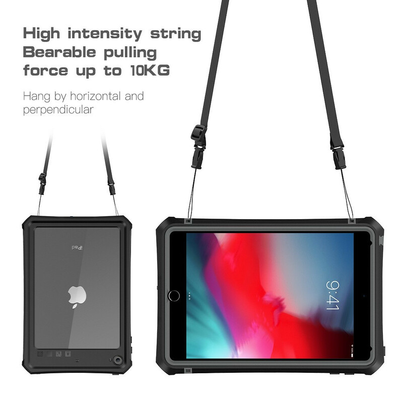 Coque iPad Mini 4 / 3 / 2 / 1 Waterproof Avec Support et lanière Coque iPad Mini 4 / 3 / 2 / 1 Waterproof Avec Support et lanière