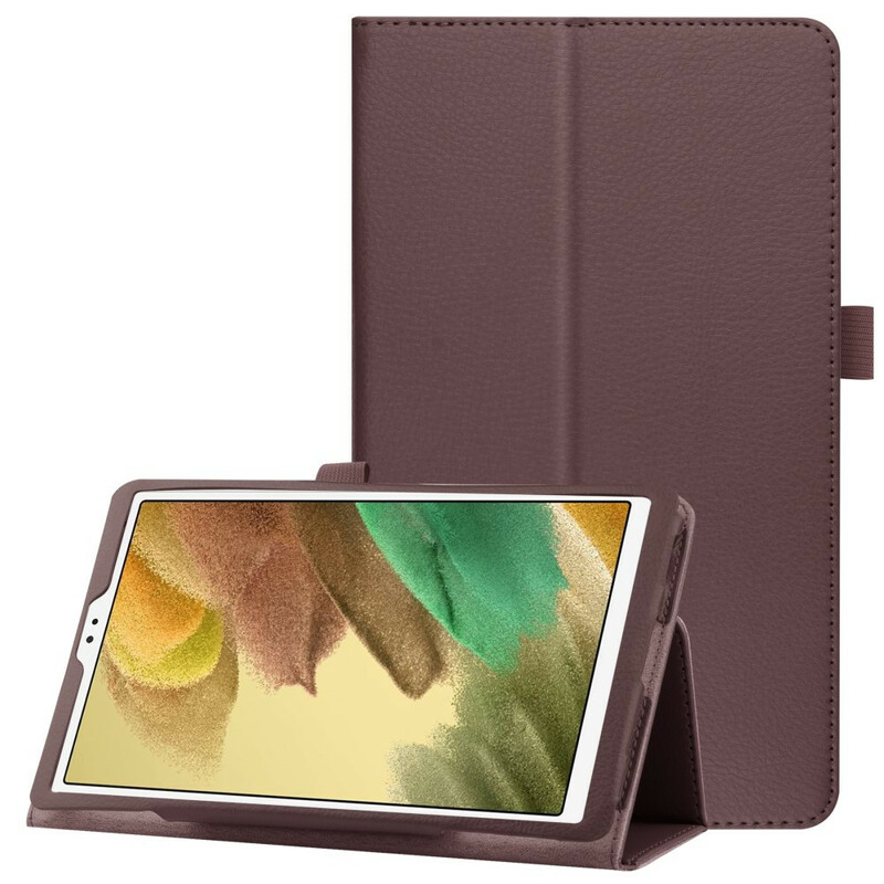 Étui Samsung Galaxy Tab A7 Lite 2 Volets Simili Cuir Litchi Étui Samsung Galaxy Tab A7 Lite 2 Volets Simili Cuir Litchi
