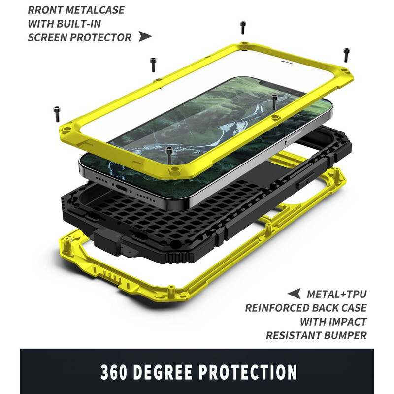 Coque iPhone 12 Mini Waterproof avec Support R-JUST
