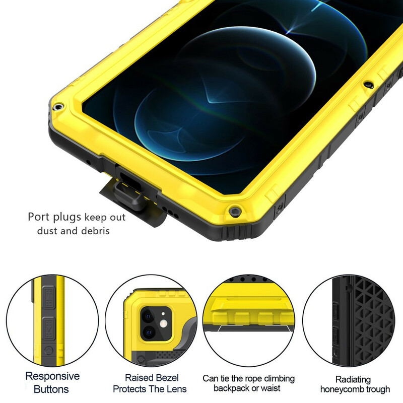 Coque iPhone 12 Pro Waterproof Super Résistante Métal Coque iPhone 12 Pro Waterproof Super Résistante Métal