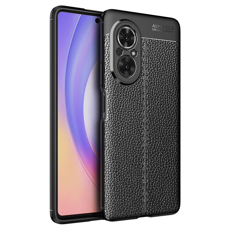 Coque Honor 50 Pro Effet Cuir Litchi Double Line Coque Honor 50 Pro Effet Cuir Litchi Double Line