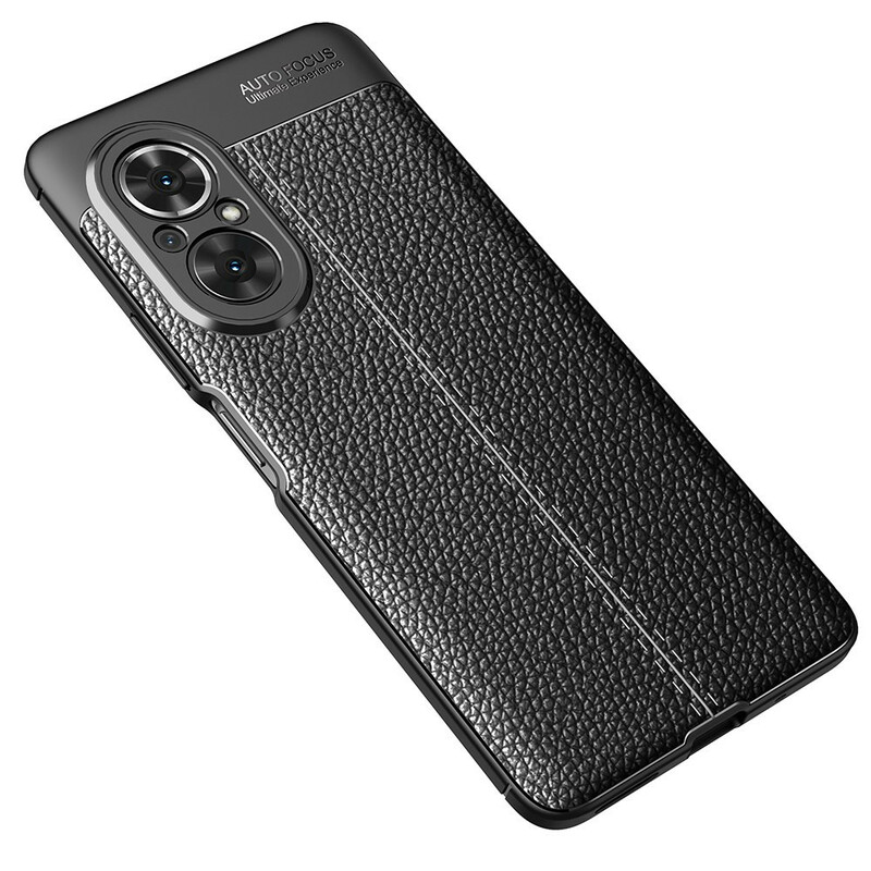 Coque Honor 50 Pro Effet Cuir Litchi Double Line Coque Honor 50 Pro Effet Cuir Litchi Double Line
