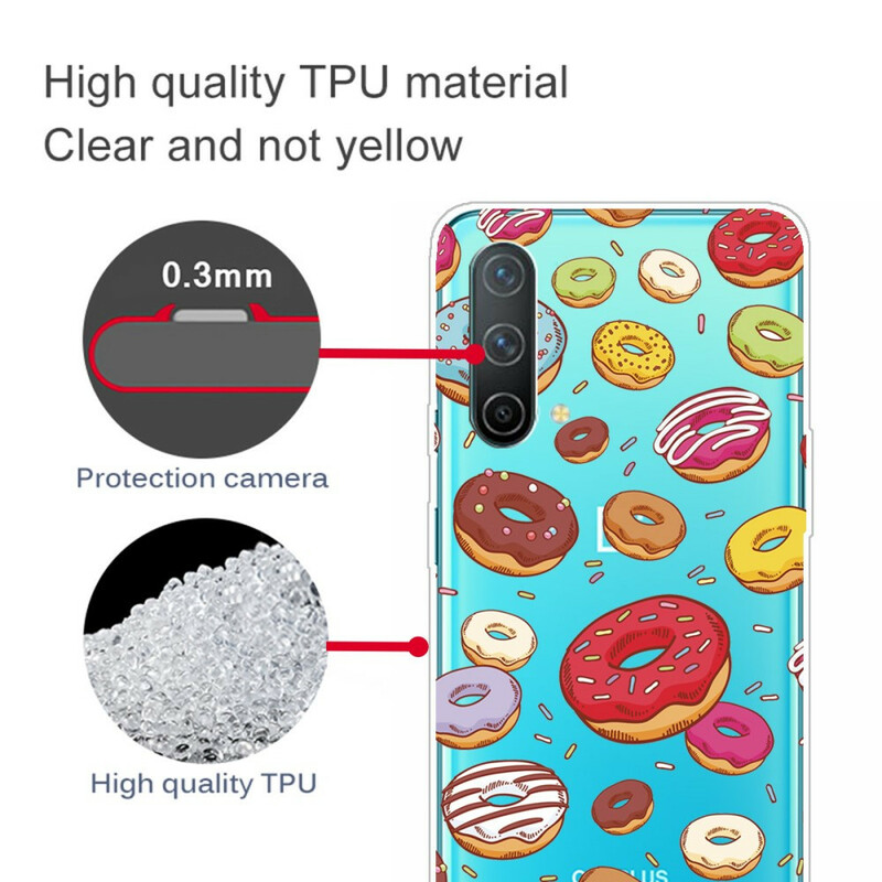 Coque OnePlus Nord CE 5G love Donuts