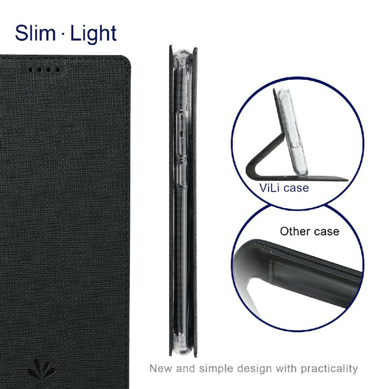 Flip Cover Xiaomi Mi 11 Ultra Texturée VILI DMK Flip Cover Xiaomi Mi 11 Ultra Texturée VILI DMK