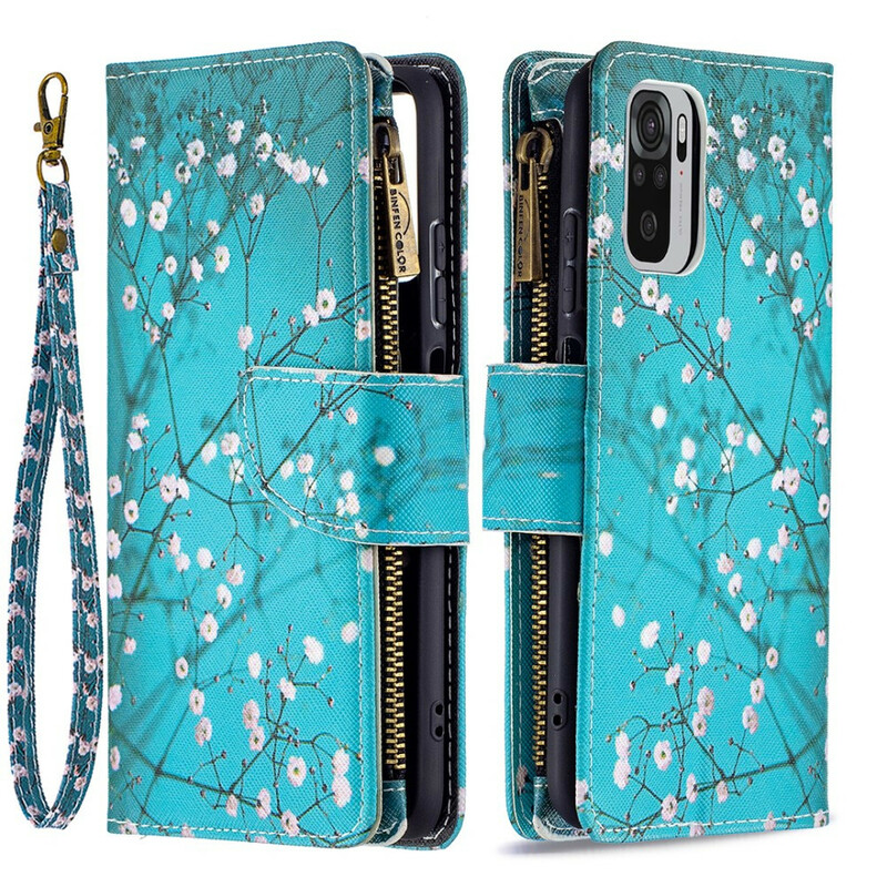 Housse Xiaomi Redmi note 10 / Note 10S Poche Zippée Arbre Housse Xiaomi Redmi note 10 / Note 10S Poche Zippée Arbre