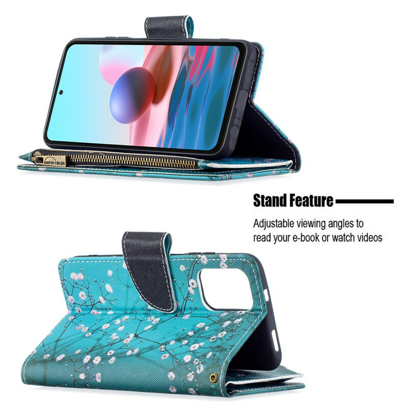Housse Xiaomi Redmi note 10 / Note 10S Poche Zippée Arbre Housse Xiaomi Redmi note 10 / Note 10S Poche Zippée Arbre