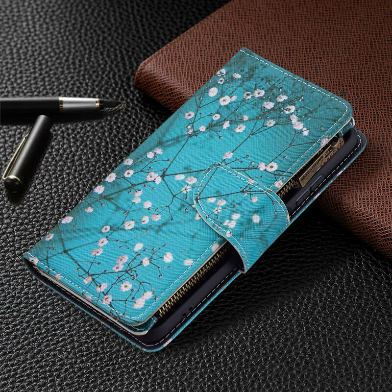 Housse Xiaomi Redmi note 10 / Note 10S Poche Zippée Arbre Housse Xiaomi Redmi note 10 / Note 10S Poche Zippée Arbre