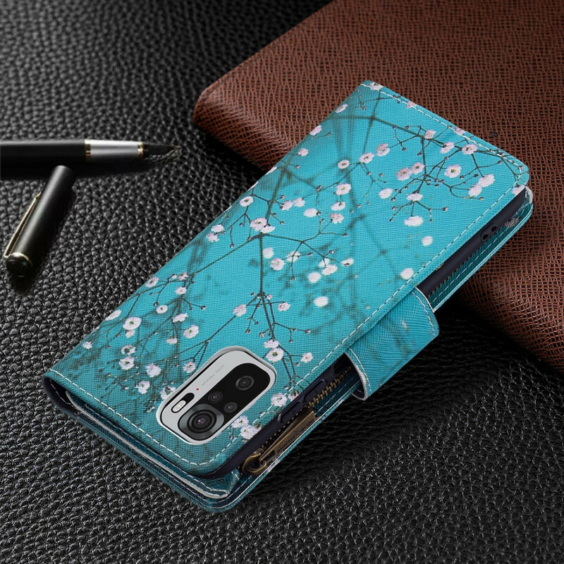 Housse Xiaomi Redmi note 10 / Note 10S Poche Zippée Arbre Housse Xiaomi Redmi note 10 / Note 10S Poche Zippée Arbre